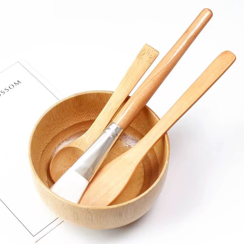 4 piece Bamboo Facial Bowl Set Canada