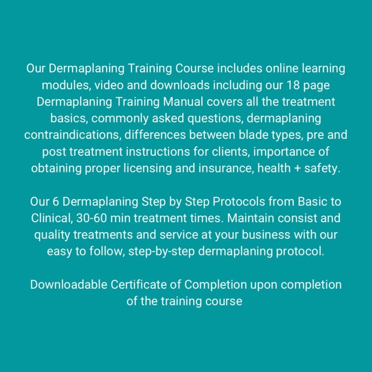 Dermaplaning Online Training Course | Dermaplane Certification Course