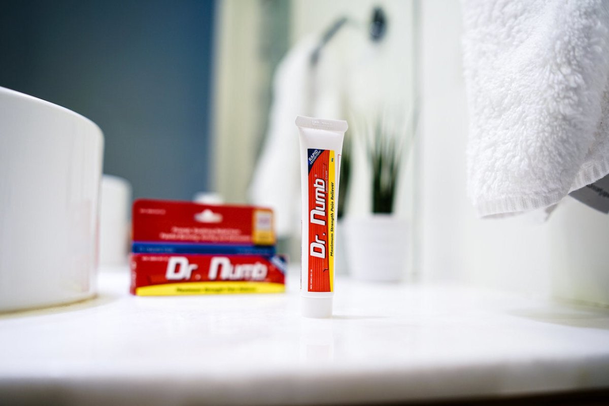 Dr Numb 5% Lidocaine Numbing Cream | Topical Numbing for Laser, Microneedling + Tattoo Removal - Beauty Pro Supplies Canada