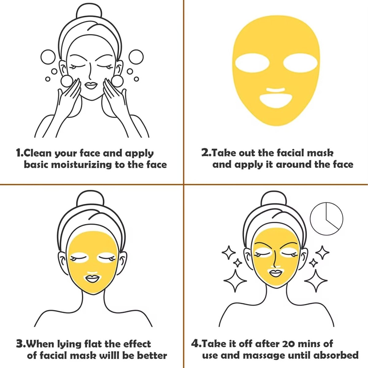 Gold Collagen Gel Facial Mask Canada