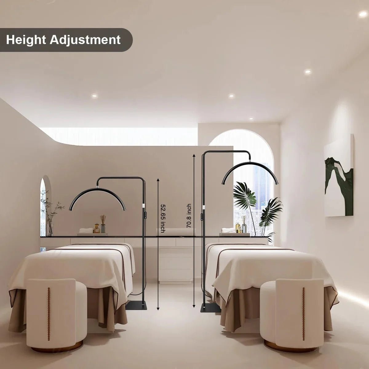 Half Moon Adjustable LED Beauty Light Canada
