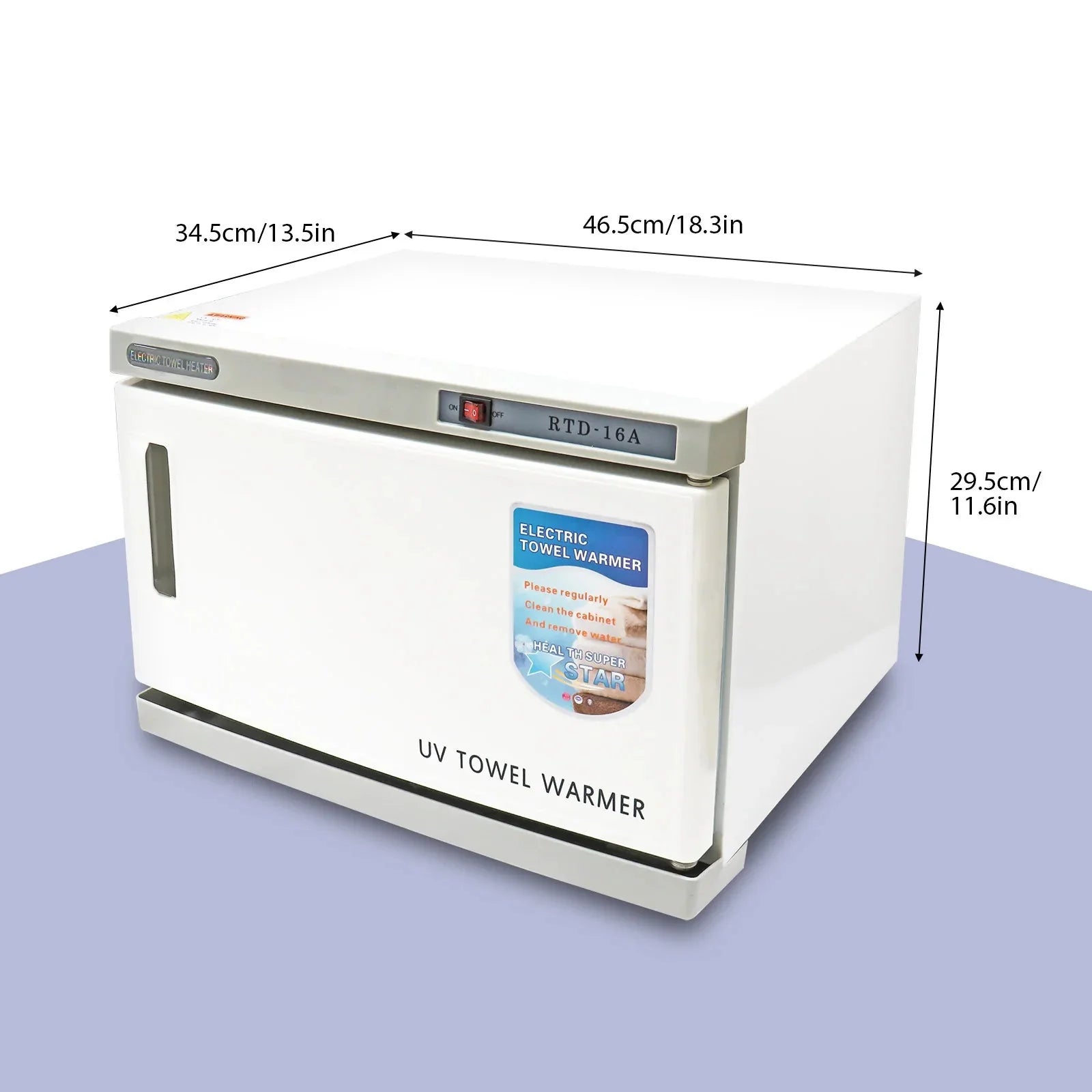 16L Hot Towel Warmer Towel Cabinet with UV Light Disinfection