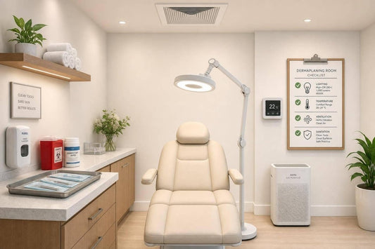 Checklist for Lighting and Ventilation in Dermaplaning Rooms - DermaplaningSupplies.com