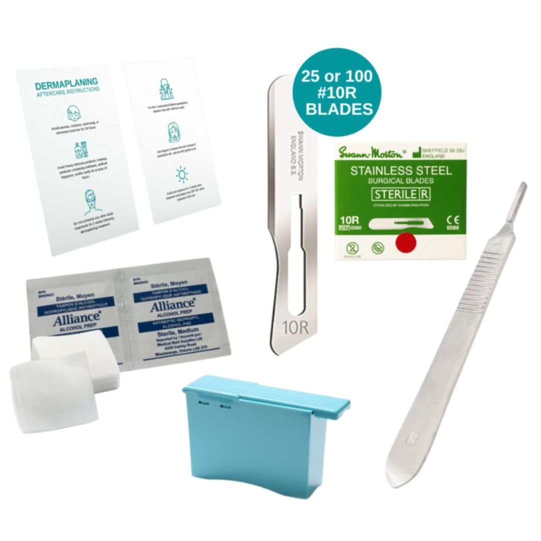Dermaplane Instruments Professional Dermaplaning Starter Kit |Dermaplaning Supplies ...