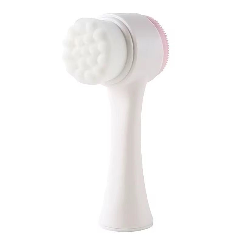 2 in 1 Double Side Facial Cleansing Brush, Silicone Facial Scrubber Canada