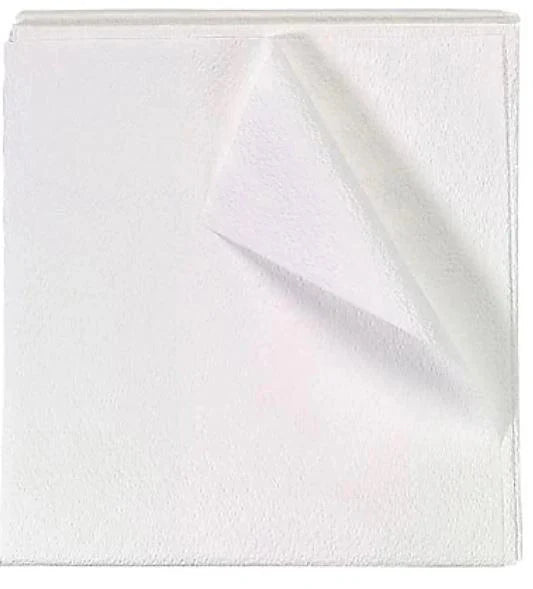 36" x 40" Disposable Exam Drape Sheet 2 - ply White Tissue, Case of 100 Canada