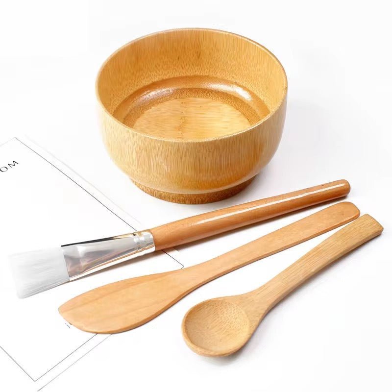 4 piece Bamboo Facial Bowl Set Canada