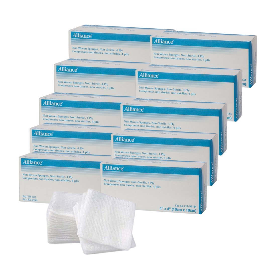 4” x 4” Facial Gauze Sponge Non-Woven, Non Sterile 4ply