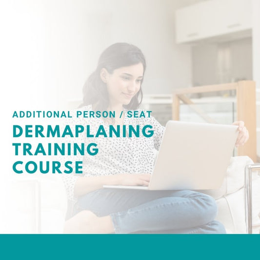 Additional Seat / Person for Dermaplaning Online Training Course Canada