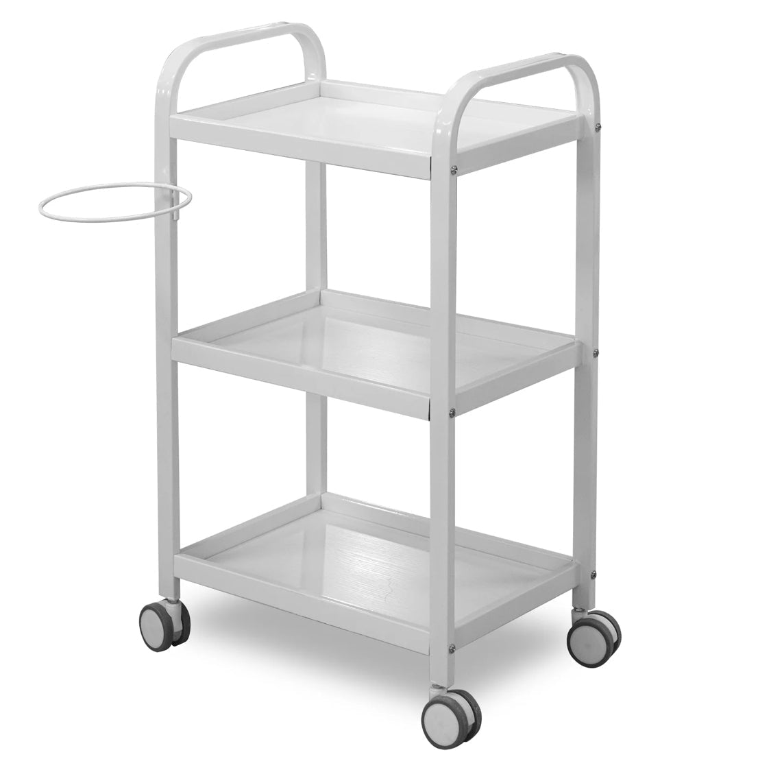 Aesthetics Spa Facial Cart / Trolley with Facial Bowl Holder, White Canada