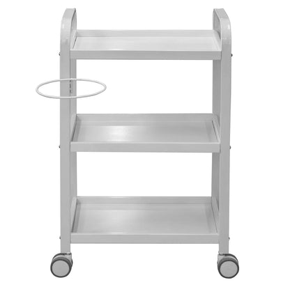 Aesthetics Spa Facial Cart / Trolley with Facial Bowl Holder, White Canada