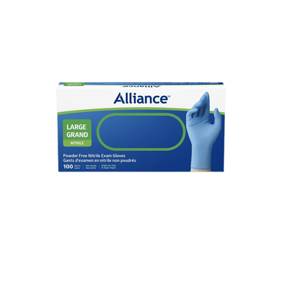 Alliance Disposable Nitrile Gloves, Medical Grade Exam Gloves, Large Canada