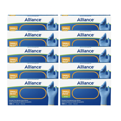 Alliance Disposable Nitrile Gloves, Medical Grade Exam Gloves, Small Canada