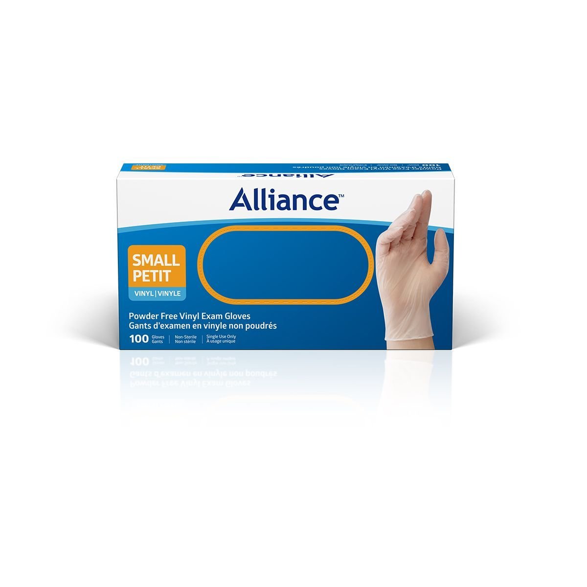 Alliance Disposable Vinyl Gloves, Medical Grade Exam Gloves, Small Canada