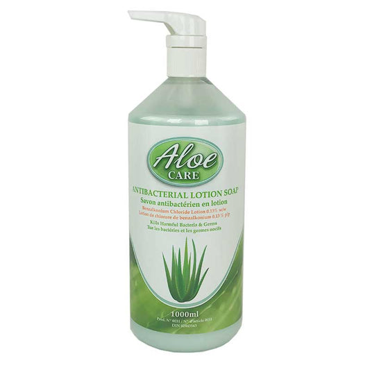 Aloe Care Antibacterial Lotion Hand Soap, 1 Litre Pump Bottle Canada