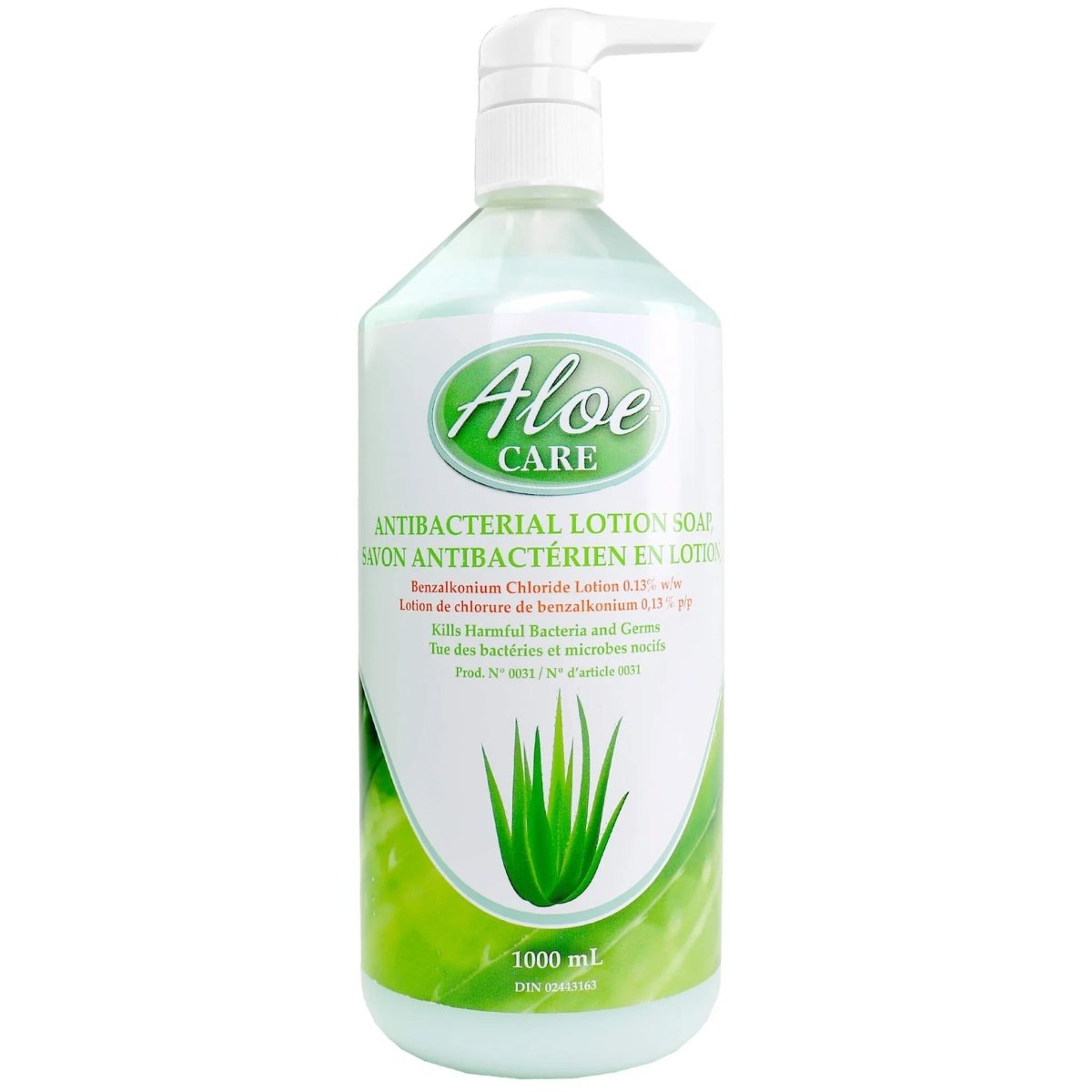 Aloe Care Antibacterial Lotion Hand Soap, 1 Litre Pump Bottle Canada