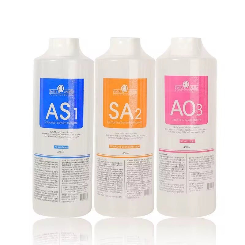AS1 SA2 A03 Aqua Peeling Solution for Hydrofacial Machine of Hydration Facial Solution Serums, Set of 3 Canada