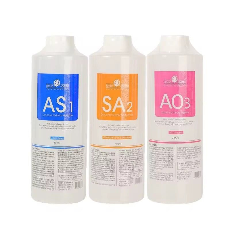 AS1 SA2 A03 Aqua Peeling Solution for Hydrofacial Machine of Hydration Facial Solution Serums, Set of 3 Canada