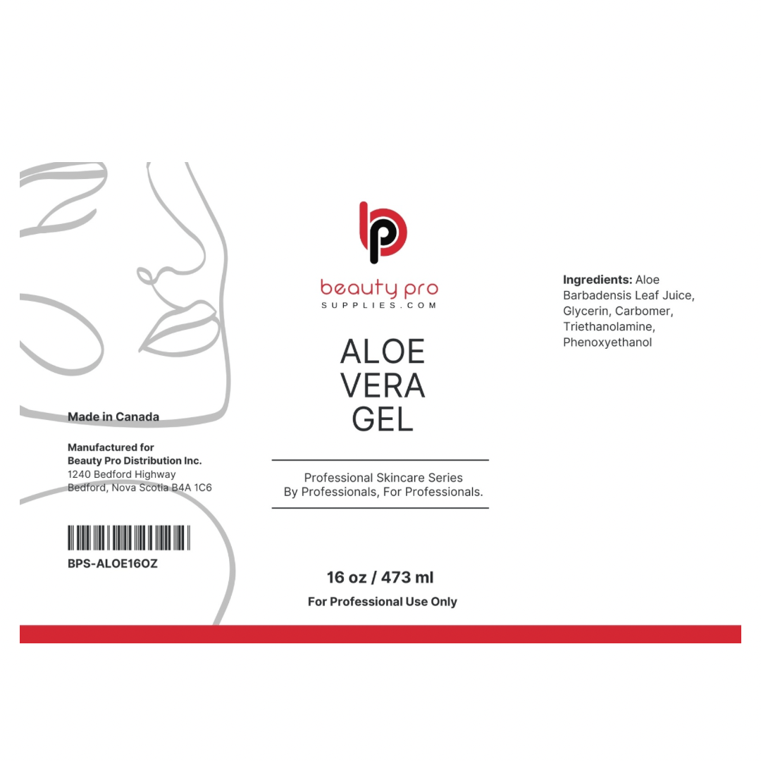 BPS Pro Series Aloe Vera Gel, Professional Size 16oz / 473ml