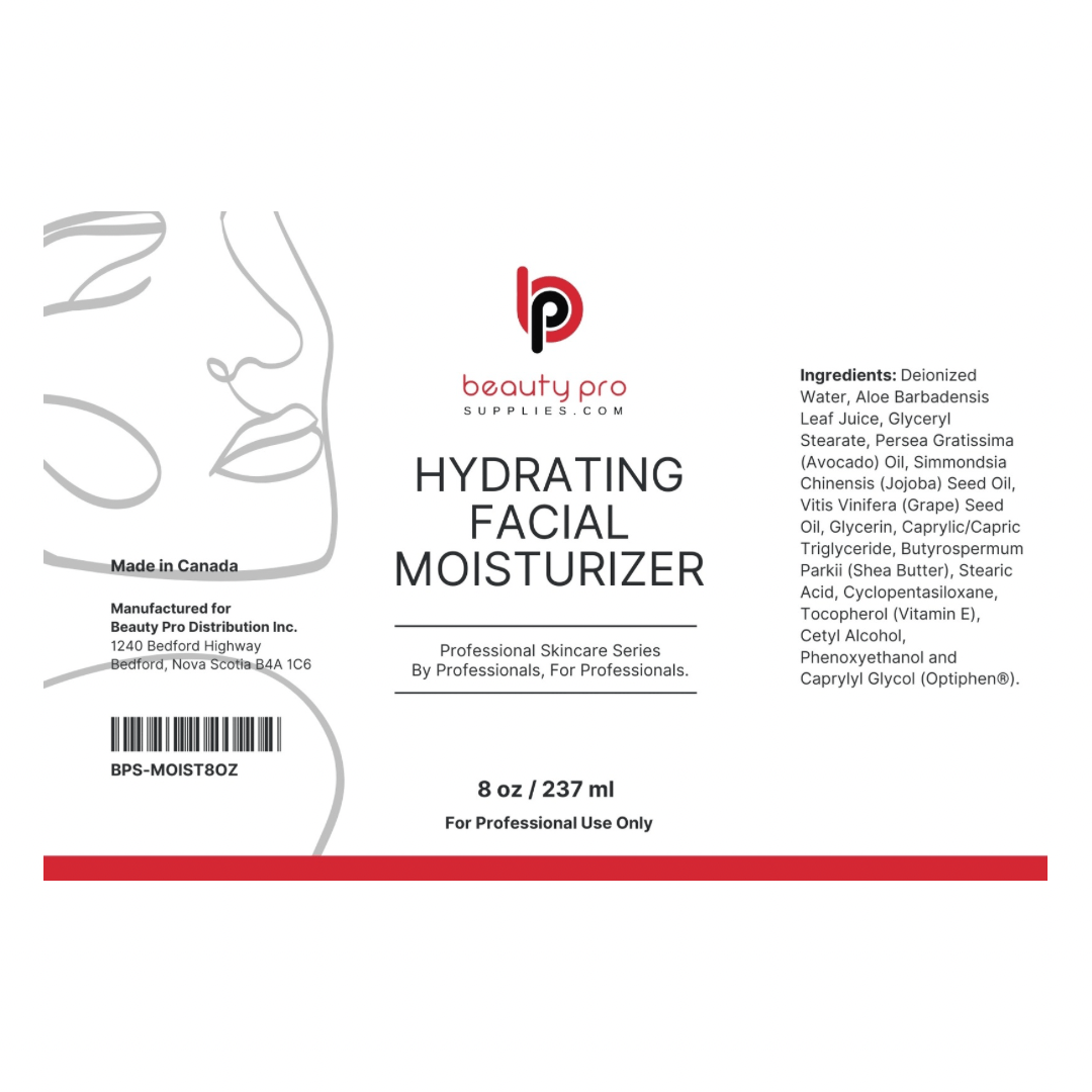 BPS Pro Series Hydrating Facial Moisturizer, Professional Size 8oz / 237ml