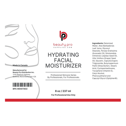 BPS Pro Series Hydrating Facial Moisturizer, Professional Size 8oz / 237ml