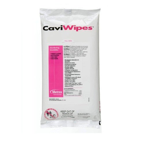 CaviWipes Surface Disinfectant Wipe 7" x 9", Flat Pack Canada