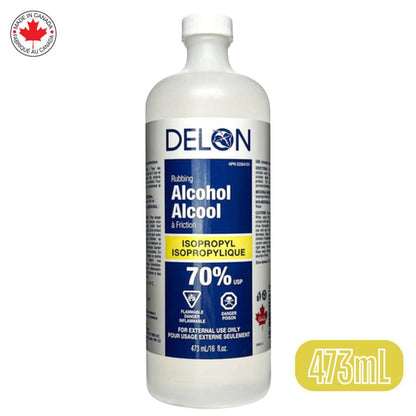 Delon 70% Isopropyl Alcohol, 473ml Canada