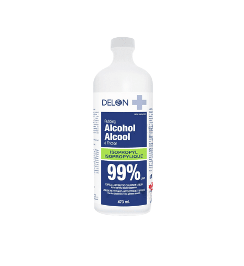 Delon 99% Isopropyl Alcohol, 473ml Canada