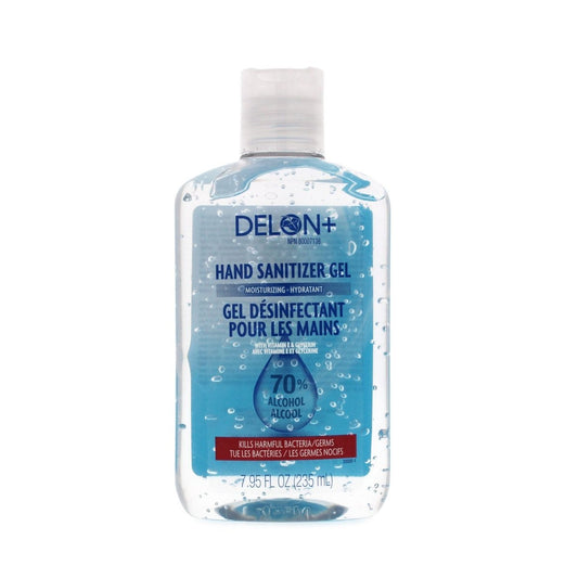 Delon Hand Sanitizer Gel, 70% Alcohol 235ml / 7.95 fl oz. Canada