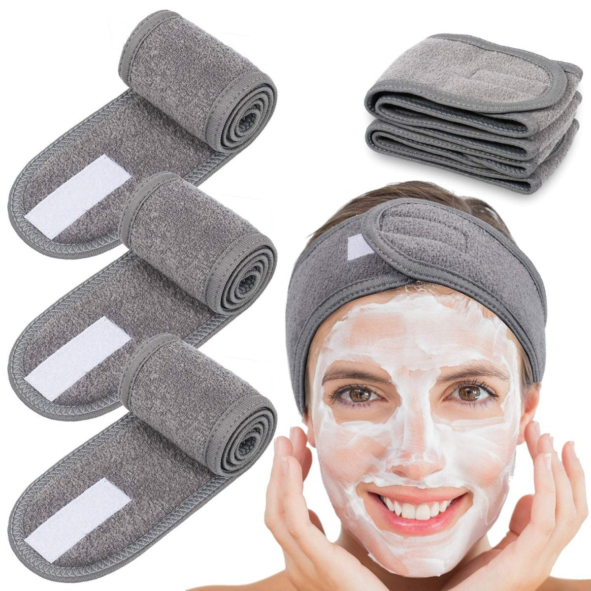 Deluxe Adjustable Spa Headband, Various Colors Canada