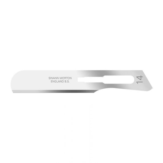 #14 Swann Morton Dermaplaning Blade | Stainless Steel - Pkg of 25