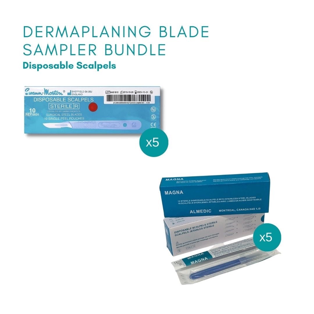 Dermaplaning Blade Sampler Bundle Canada