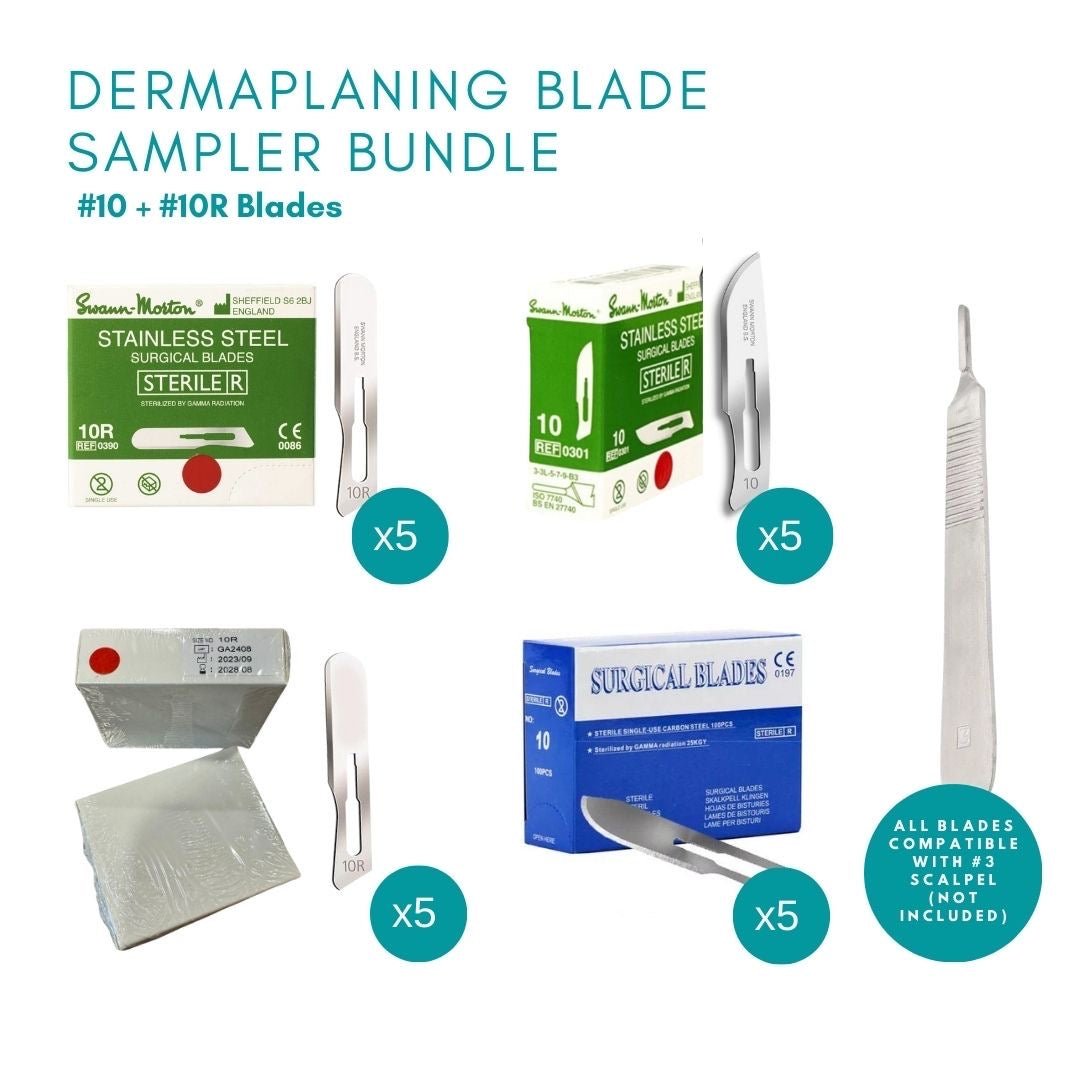 Dermaplaning Blade Sampler Bundle – DermaplaningSupplies.com