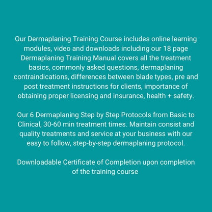 Dermaplaning Online Training Course | Dermaplane Certification Course Canada