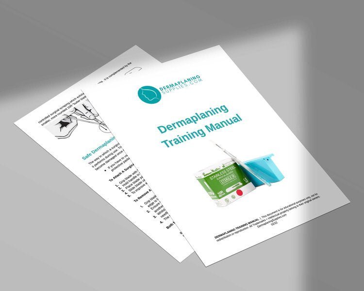 Dermaplaning Training Manual - Digital PDF Download Canada