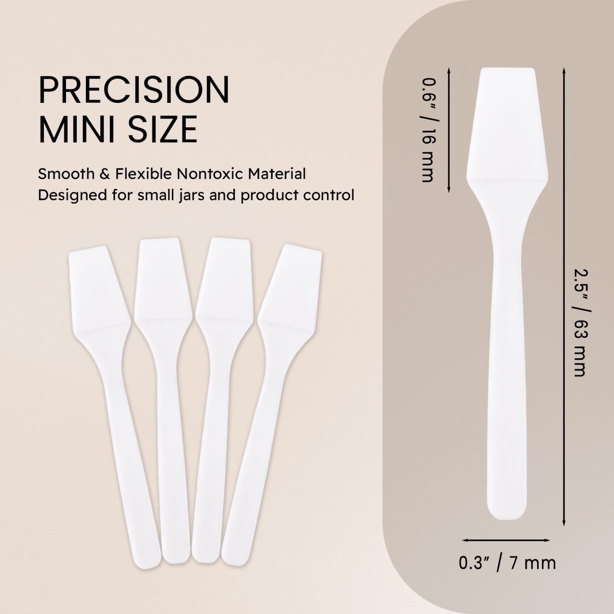 Disposable Cosmetic Spatula, 200 pieces Canada