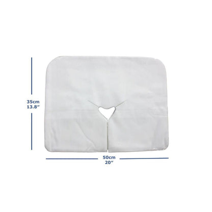 Disposable Face Rest Covers, Face Cradle Covers, Face Pillow Covers for Massage Tables, Medical + Facial Beds, Pack of 100 Canada