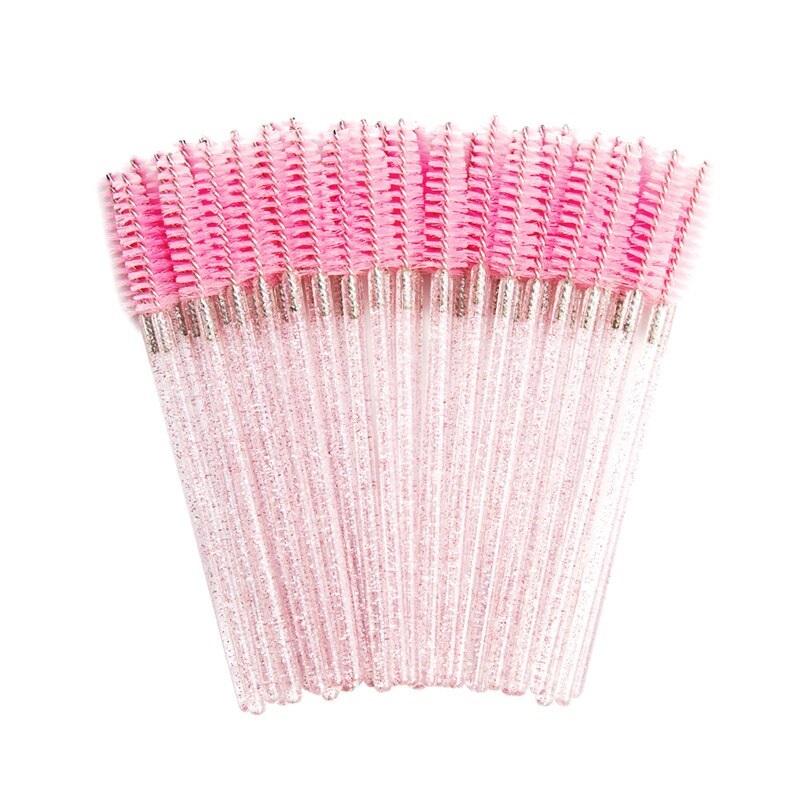 Disposable Mascara Wands, Eyebrow Spoolies Brush, 50 count