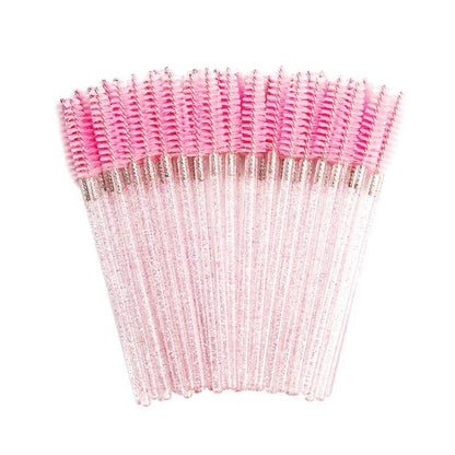 Disposable Mascara Wands, Eyebrow Spoolies Brush, 50 count