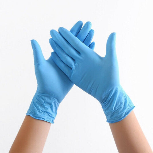 Disposable Nitrile Gloves, Blue, Various Sizes + Brands Canada