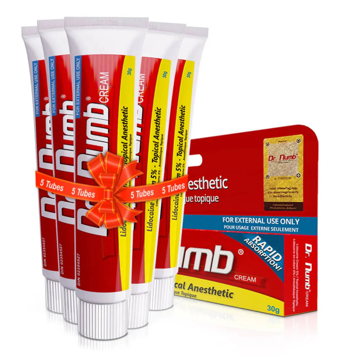 Dr Numb 5% Lidocaine Topical Anesthetic Numbing Cream