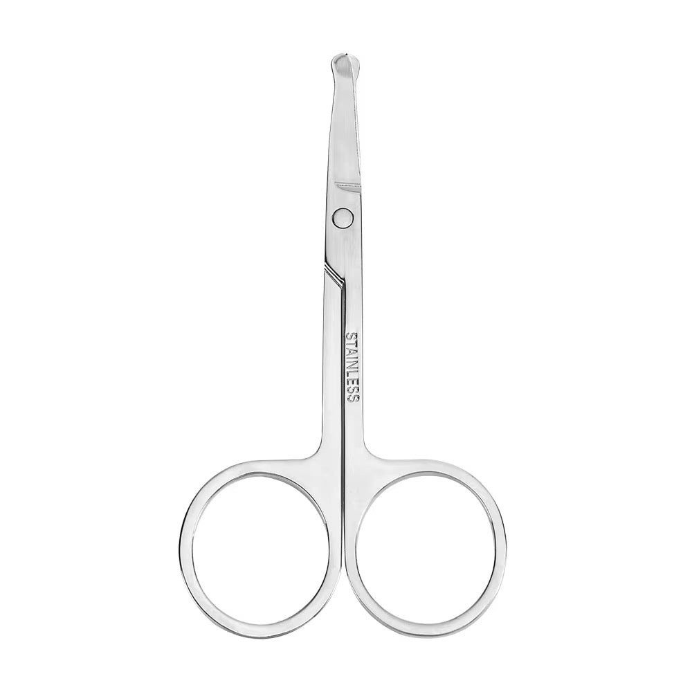 Facial Hair / Brow Scissors, Rounded Safety Tip, Stainless Steel
