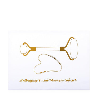 Facial Massage Boxed Set - Jade Facial Skin Roller + Gua Sha Set Canada