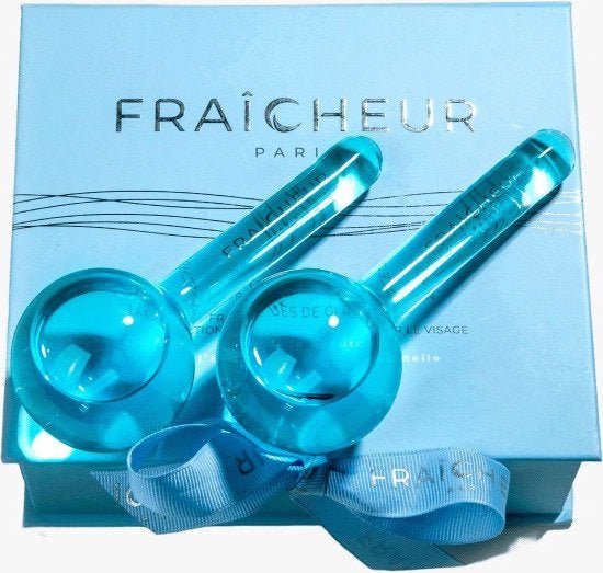 Fraicheur Paris Facial Ice Globes - Blue, Set of 2