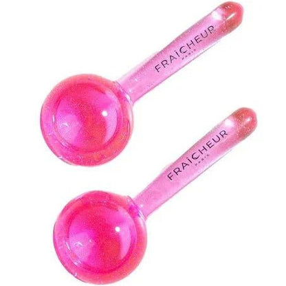 Fraicheur Paris Facial Ice Globes - Pink Glitter, Set of 2 Canada