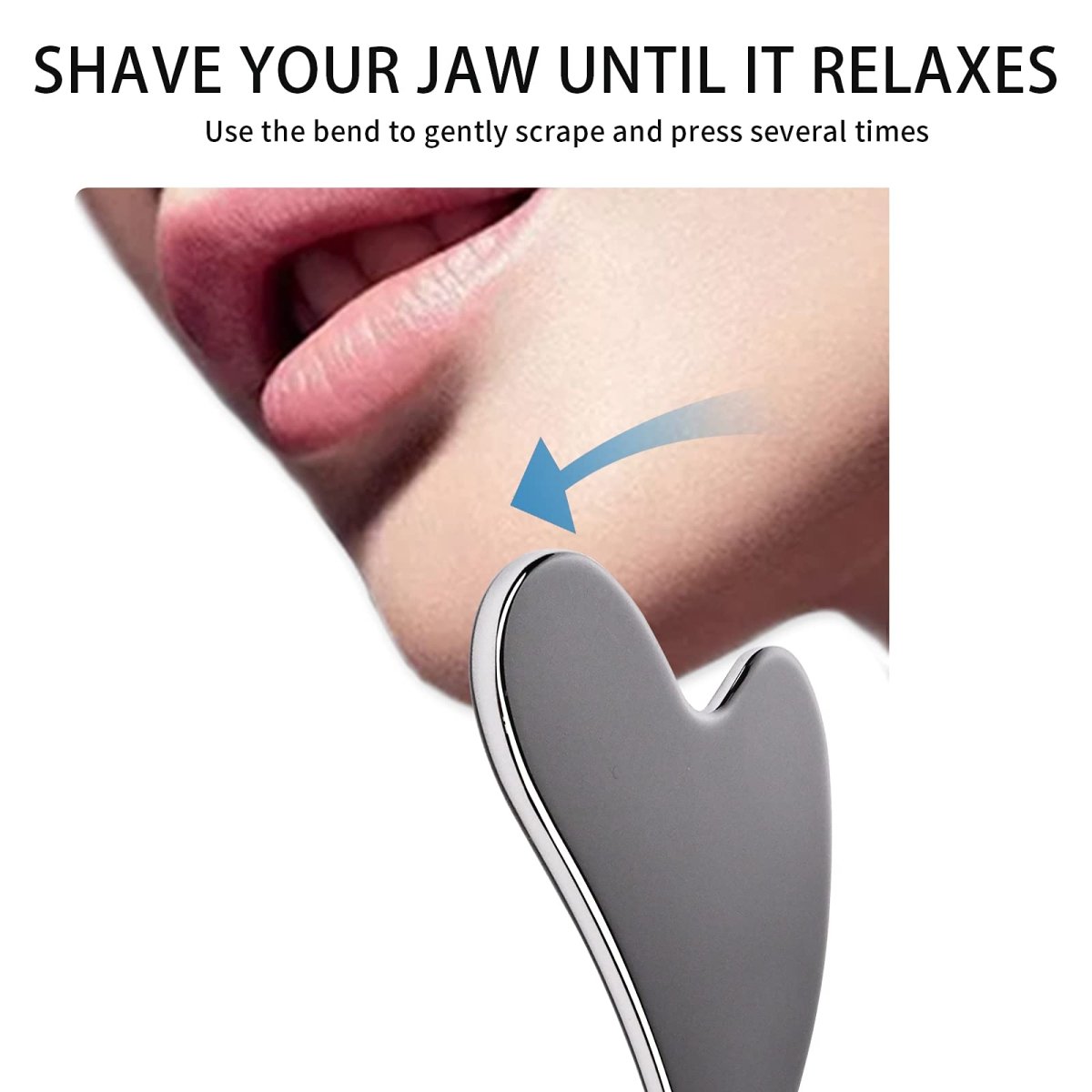 Gua Sha Facial Tool, Stainless Steel Lymphatic Drainage Facial Massage Tool Canada