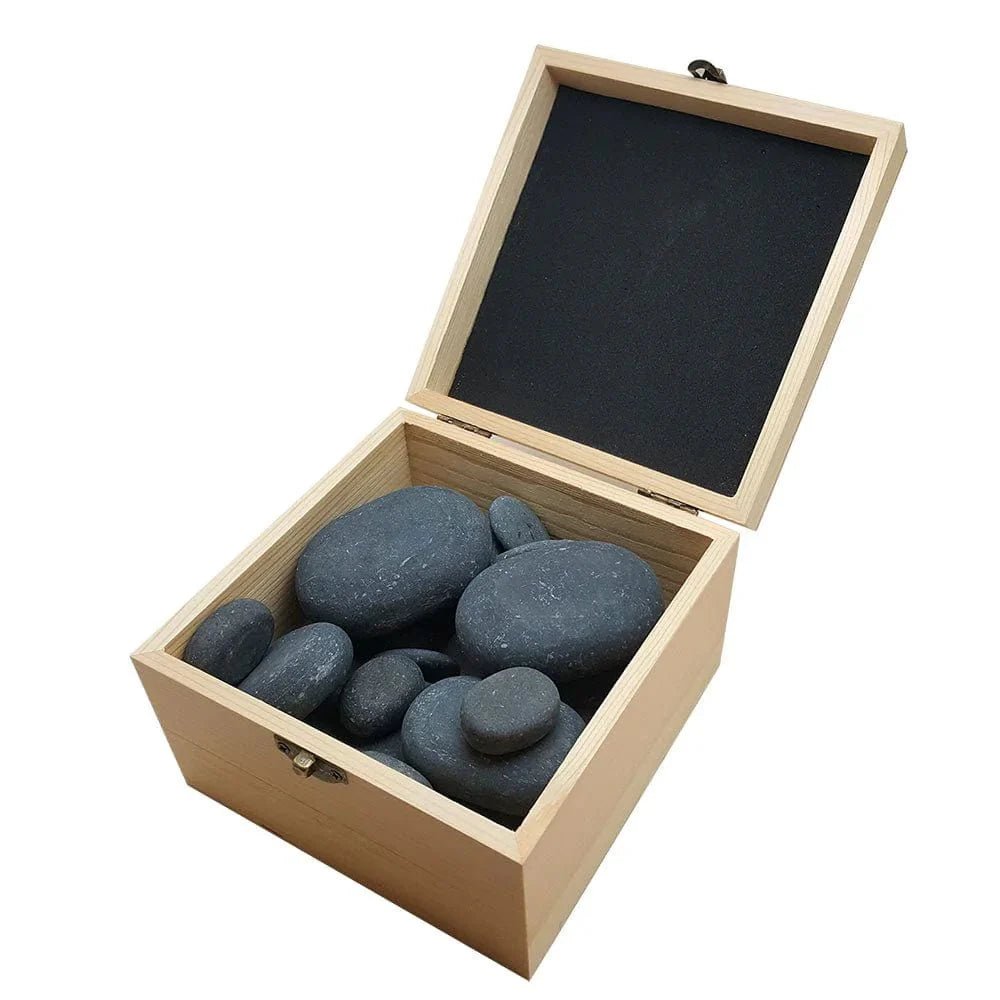 Hot Stone Polished Massage Set, 20 piece Canada