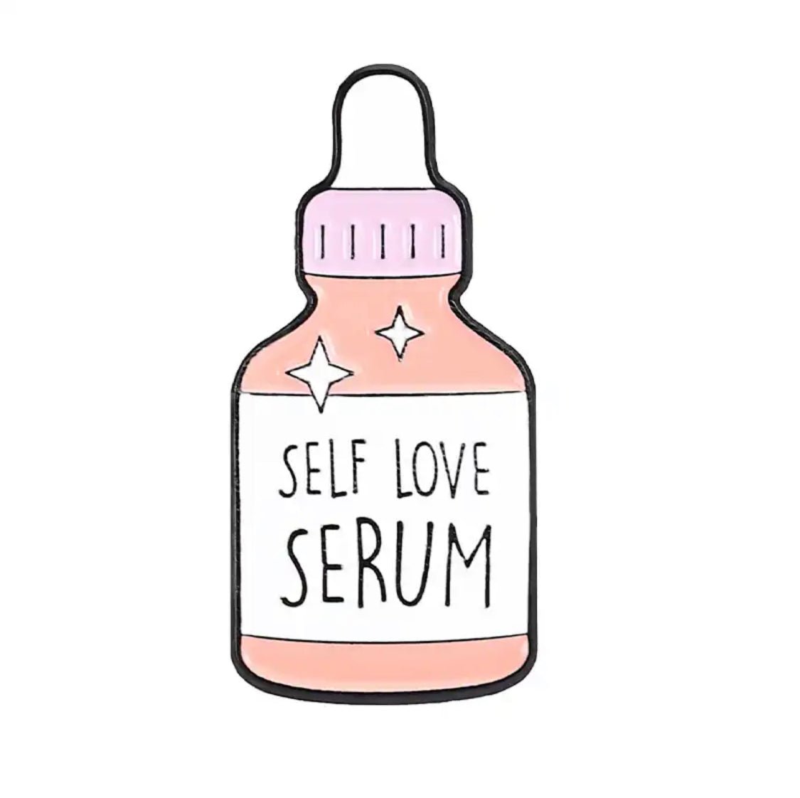 Lapel Pin - Self Love Serum Enamel Pin for Aestheticians ...