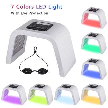 LED Facial Mask, Professional 7 Color Light Therapy Mask, Foldable Canada