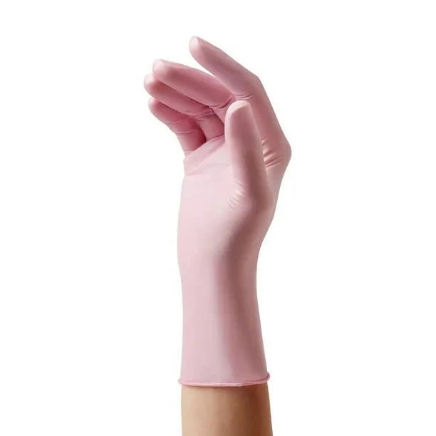 Medline PinkSense Pink Nitrile Gloves Powder Free Box/250 Canada